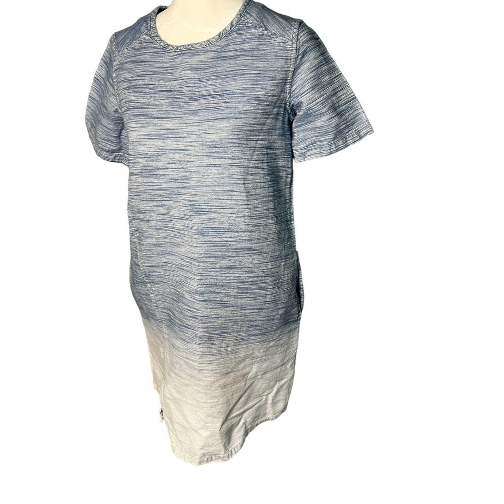 Allsaints Jina SS Blue Ombre Mini Dress Size US 0